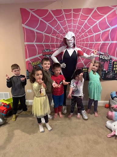 Ghost Spider Gwen party character