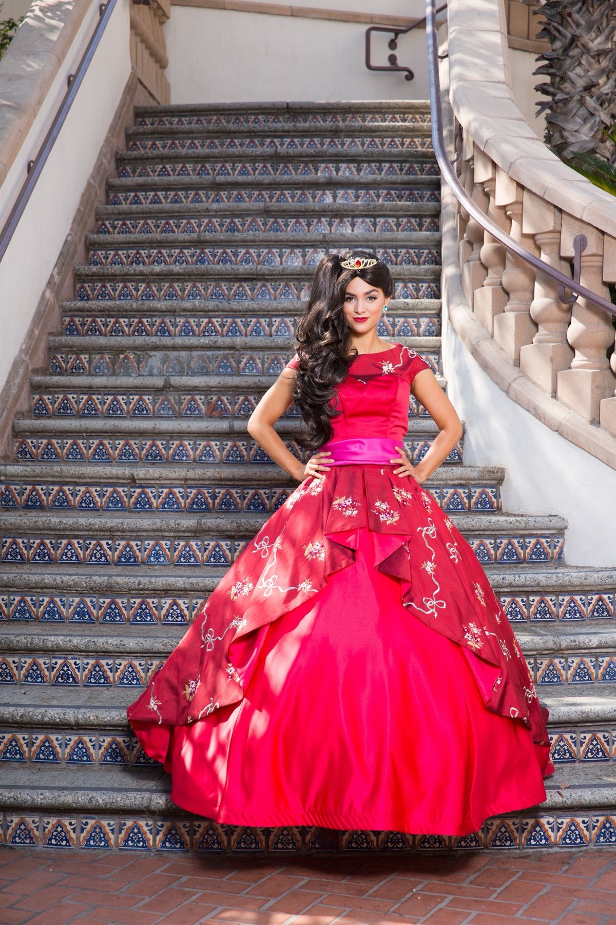 Elena of Avalor character at birthday party