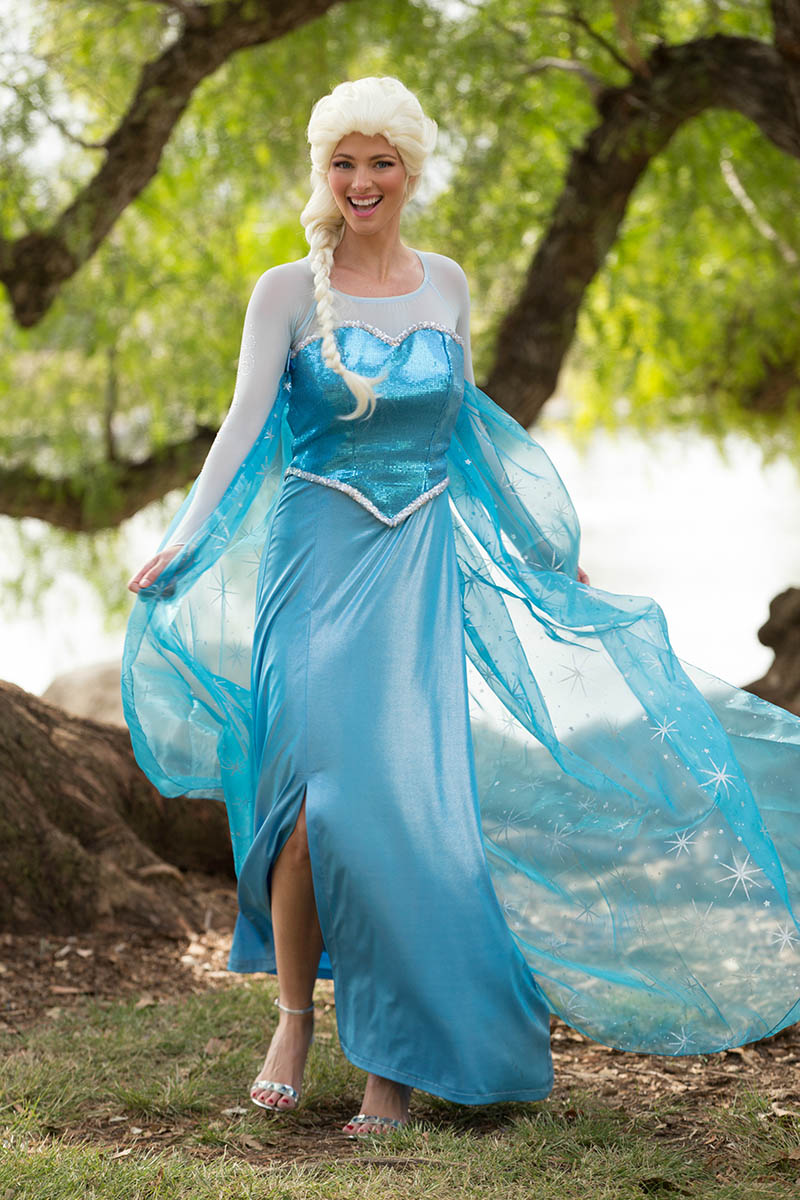 Princess elsa party character for kids in houston